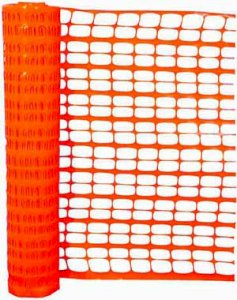 BARRIERE DE SIGNALISATION ORANGE PE 1X50 M ANTI UV