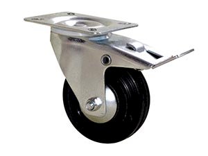 ROULETTE DE MANUTENTION PORT-ROLL A PLATINE PIVOTANTE DIAM50 50KG