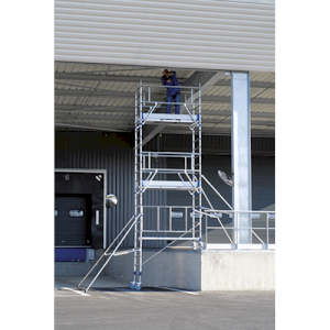 ECHAFAUDAGE ROULANT ALUMINIUM TOTEM 2 LINE 180 5M PLANCHER