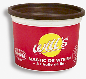 MASTIC DE VITRIER MONDIAL POT DE 0,5KG NATUREL