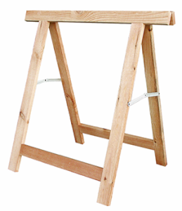 TRETEAU BOIS BRICOLAGE 750 X 750 MM SECTION 50 X 18 MM