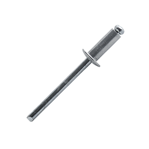 RIVET AVEUGLE ALU/ACIER TETE PLATE 4,0X12 BTE 250