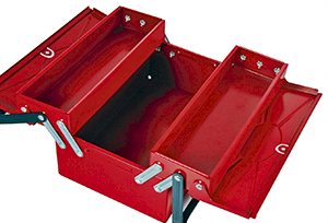 BOITE A OUTILS METALLIQUE 5 CASES 47/2