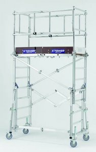 ECHAFAUDAGE TELESCOPIQUE X'TOWER 2M80 PLANCHER