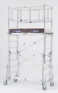 ECHAFAUDAGE TELESCOPIQUE X'TOWER 2M PLANCHER