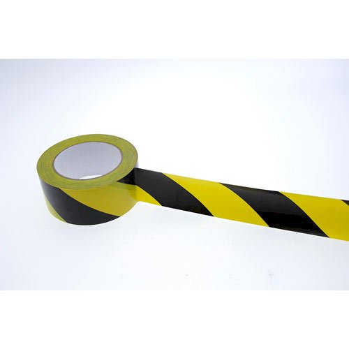 ADHESIF DE MARQUAGE DANGER JAUNE/NOIR 50MM X 66M