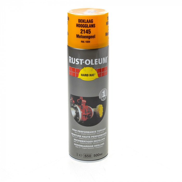 AEROSOL DE PEINTURE INDUSTRIEL 500ML JAUNE MELON RAL1028