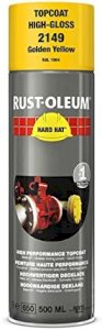 AEROSOL DE PEINTURE INDUSTRIEL 500ML JAUNE OR RAL1004