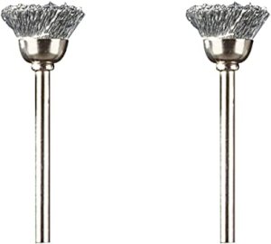 DREMEL 442 LOT DE 2 BROSSES ACIER BOISSEAU Ø 13MM