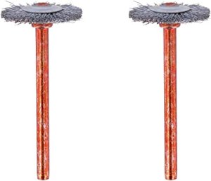DREMEL 530 LOT DE 2 BROSSES INOX COURONNE Ø 19MM