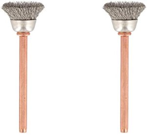 DREMEL 531 LOT DE 2 BROSSES INOX BOISSEAU Ø 13MM