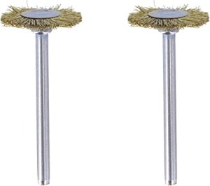 DREMEL 535 LOT DE 2 BROSSES LAITON COURONNE Ø 19MM