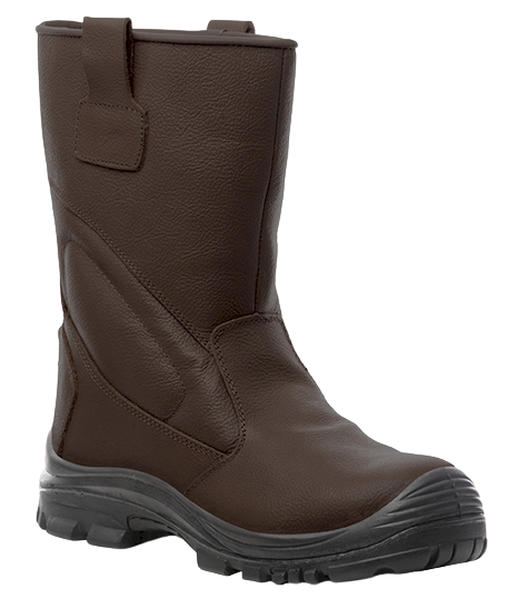 BOTTES DE SECURITE CUIR FOURRE MARRON PIEMONTITE