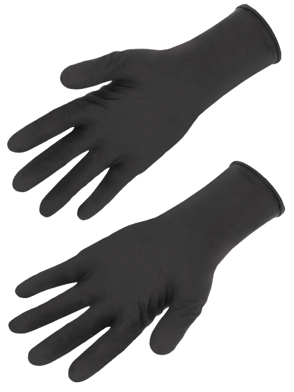 GANTS NITRILE NOIRS