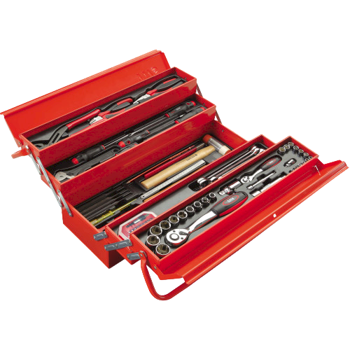 CAISSE A OUTILS METALLIQUE - COMPO MAINTENANCE 113 OUTILS