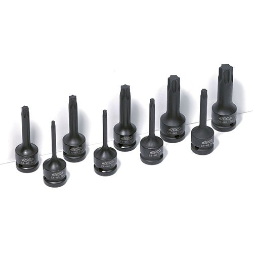 DOUILLE TOURNEVIS 1/2'' A CHOCS LONGUE TORX TAILLE T60