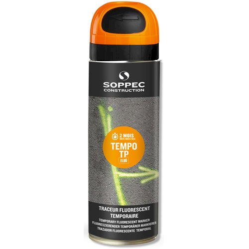 MARQUEUR TEMPORAIRE TEMPO TP ORANGE FLUO 650ML