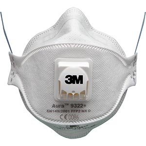 MASQUE ANTI-POUSSIERES JETABLE 3M AURA 9322+