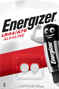 PILE ALCALINE ENERGIZER LR44-2/A76 (CARTE 2 PILES)