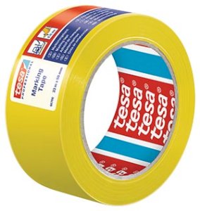 ADHESIF DE MARQUAGE 60760 33 M X 50 MM JAUNE