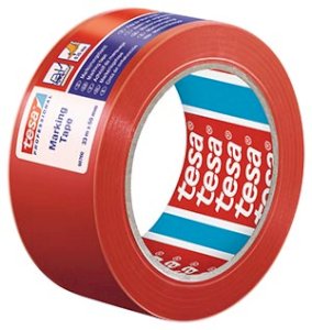 ADHESIF DE MARQUAGE 60760 33 M X 50 MM ROUGE