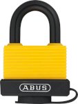 CADENAS A CLE ALUMINIUM ETANCHE 70AL45 JAUNE