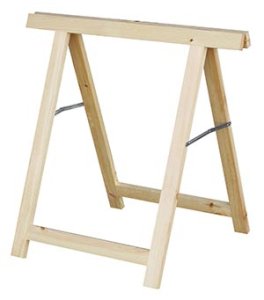 TRETEAU BOIS DUR ARTISAN 80X80CM