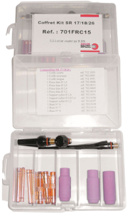 COFFRET ACCESSOIRES TIG SRL 17/18/26