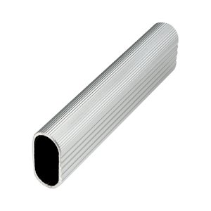 TUBE OVALE DE PENDERIE DIAM30X15 MM ALU