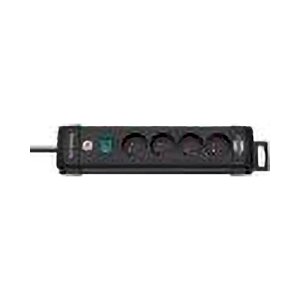 PNN6 - PREMIUM PLUS NOIR 6 PRISES 3M H05VV-F 3G1,5 AVEC INTERRUPTEUR