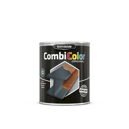 PEINTURE COMBICOLOR BRILL GR ANTH 0,75L RAL7016