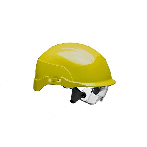 CASQUE SPECTRUM SURLUNETTE NON VENTILE JAUNE