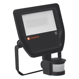 PROJECTEUR LED SENSOR IP65 NOIR + DETECTEUR