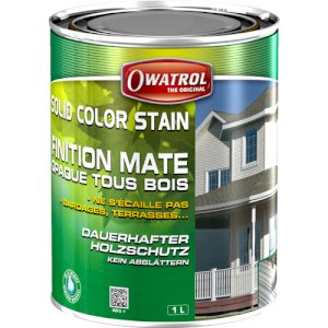 SOLID COLOR STAIN BLANC 1L MAT