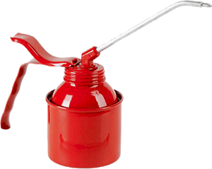 BURETTE ACIER 250ML BEC RIGIDE 135MM