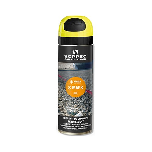 TRACEUR DE CHANTIER S-MARK NON FLUO BLANC 650 ML