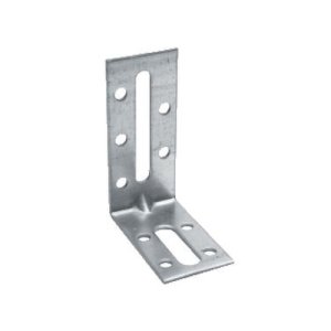 EQUERRE FIXATION RENFORCEE ACIER GALVA 30X50/55X2
