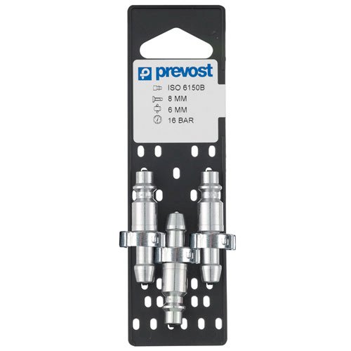 EMBOUTS ISO B SUR PLAQUE POUR TUYAU Ø10 MM (PAR 3)