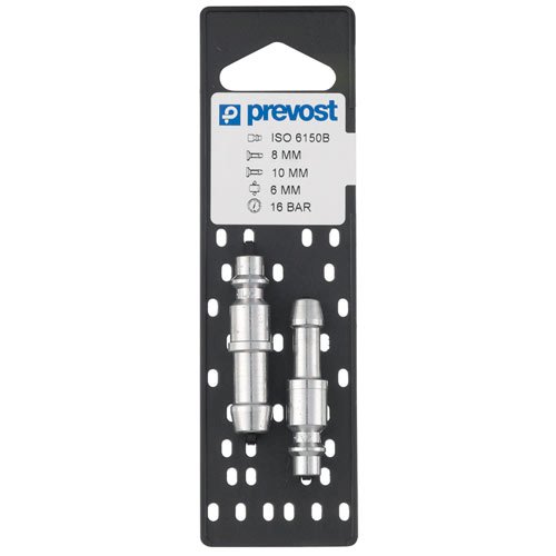 EMBOUTS ISO B SUR PLAQ PR TUYAU Ø8 ET 10MM LA PAI