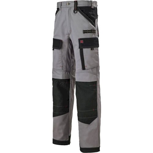 PANTALON RULER GRIS ACIER/NOIR T5