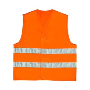 GILET HAUTE VISIBILITE ORANGE FLUO