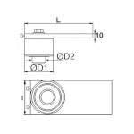 PIVOT SUP.A RLMT D50 DBLE REG.ZG.BL 1